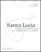 Santa Lucia Handbell sheet music cover